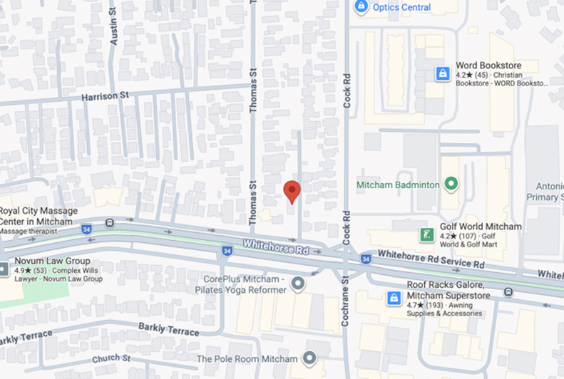 Mitcham Map