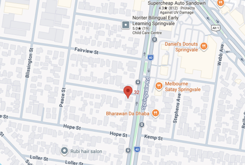 Springvale Map